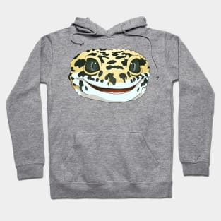 Leopard Gecko Face Hoodie